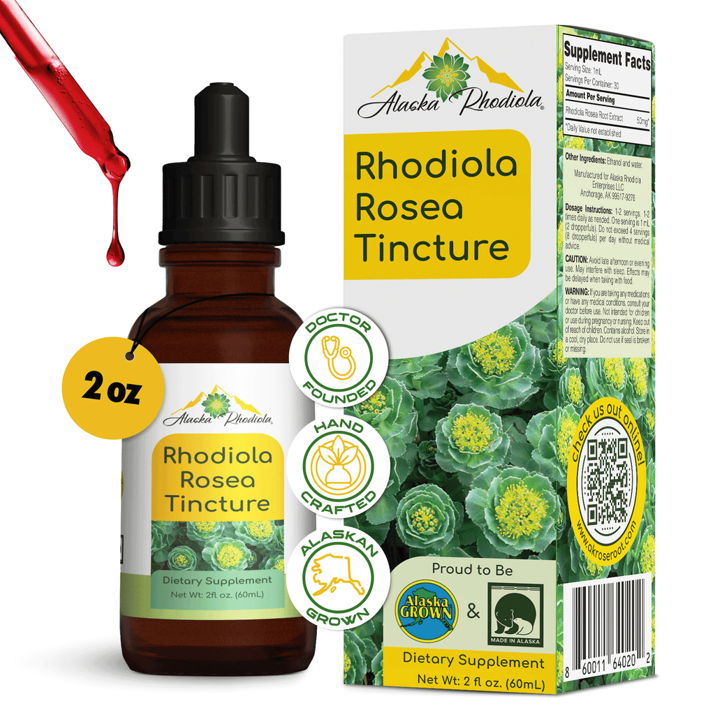 Rhodiola Rosea Tincture – Alaska-Grown Adaptogen | Avrrio