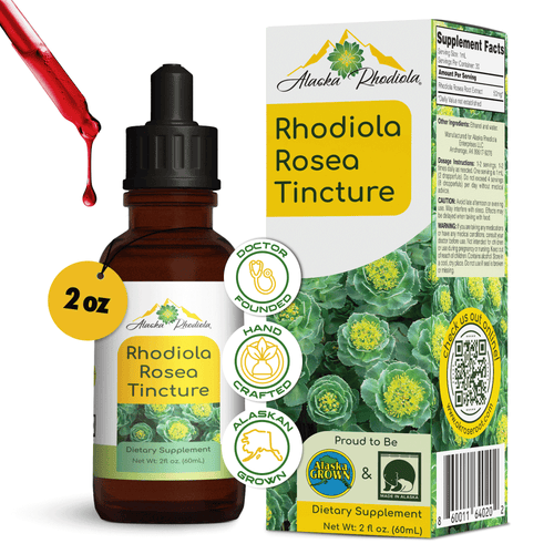 Rhodiola Rosea Tincture – Alaska-Grown Adaptogen | Avrrio