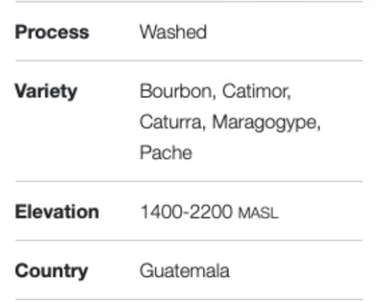 Guatemala Santa Rosa Coffee | Avrrio